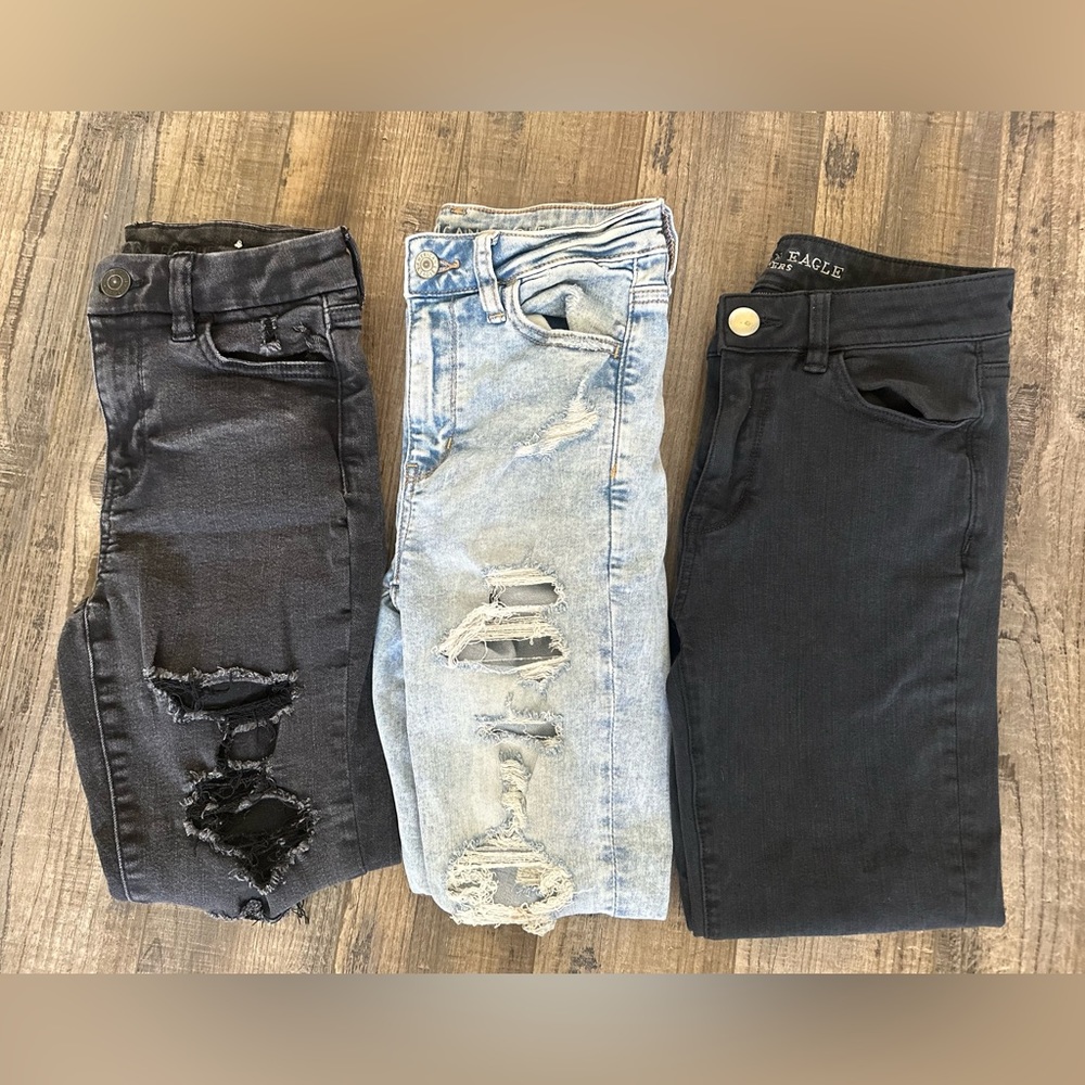 American Eagle Jean Bundle 0S